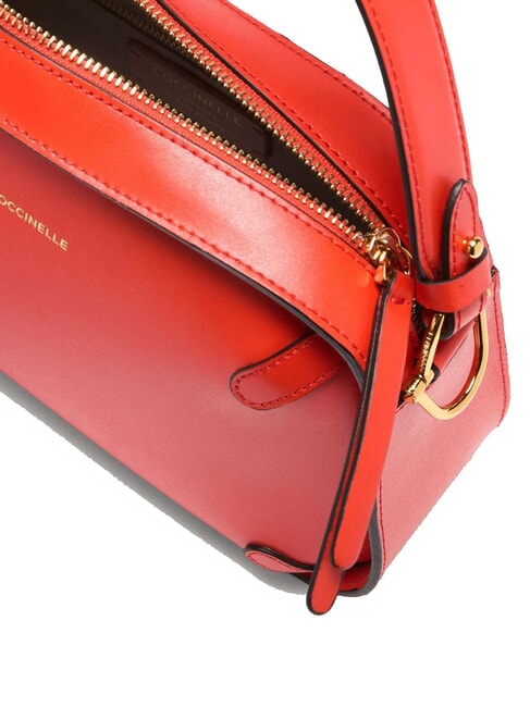 MALETA CALF COC Geantă de umăr din piele cu curea de umăr gazpacho - Genți femei