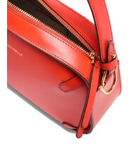 COCCINELLE MALETA CALF COC Geantă de umăr din piele cu curea de umăr gazpacho - Genți femei - 3
