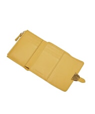 COCCINELLE CAMPUS Portofel compact din piele ciocănită - Portofele femei