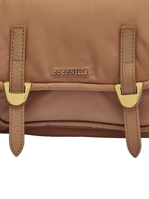 CAMPUS PUFFY NY Geantă de umăr din nailon și piele piei - Genți femei