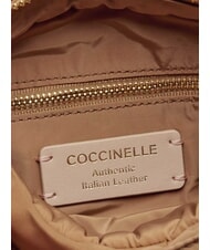 COCCINELLE CAMPUS PUFFY NY Geantă de umăr din nailon și piele piei - Genți femei - 7