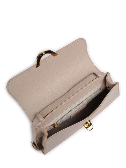 DEW Geantă de umăr medie din piele ciocănită rozete - Genți femei