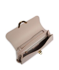 COCCINELLE DEW Geantă de umăr medie din piele ciocănită rozete - Genți femei - 4