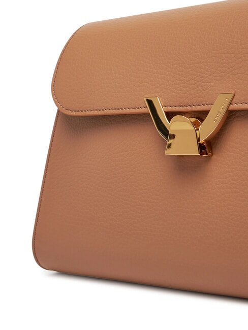 DEW Geantă de umăr medie din piele ciocănită piei - Genți femei