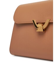 COCCINELLE DEW Geantă de umăr medie din piele ciocănită piei - Genți femei - 3