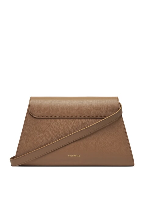 DEW Geantă de umăr medie din piele ciocănită piei - Genți femei