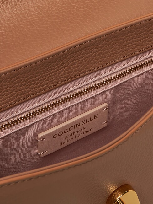 DEW Geantă de umăr medie din piele ciocănită piei - Genți femei