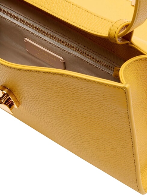 DEW Geantă de umăr medie din piele ciocănită însorită - Genți femei