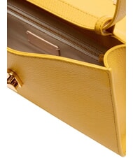 COCCINELLE DEW Geantă de umăr medie din piele ciocănită însorită - Genți femei - 5