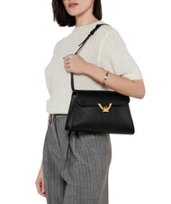 COCCINELLE DEW Geantă de umăr medie din piele ciocănită însorită - Genți femei - 6