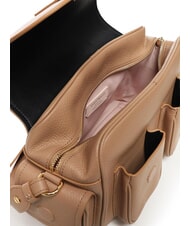 COCCINELLE CAMPUS Geantă de umăr din piele ciocănită piei - Genți femei - 4