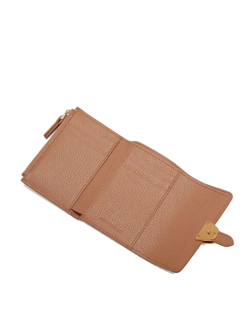 CAMPUS Portofel compact din piele ciocănită piei - Portofele femei