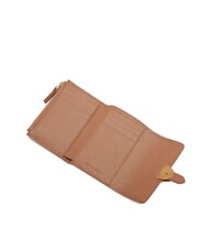 COCCINELLE CAMPUS Portofel compact din piele ciocănită - Portofele femei