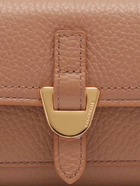 CAMPUS Portofel compact din piele ciocănită piei - Portofele femei