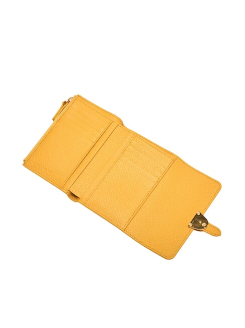 CAMPUS Portofel mediu din piele ciocănită &icirc;nsorită - Portofele femei