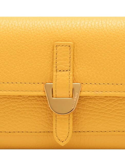 CAMPUS Portofel mediu din piele ciocănită &icirc;nsorită - Portofele femei