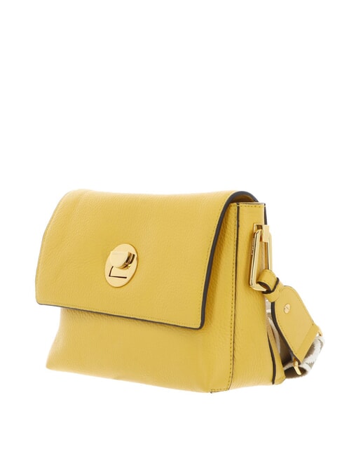 LIYA SIGNATURE Geantă de umăr din piele ciocănită însorită - Genți femei