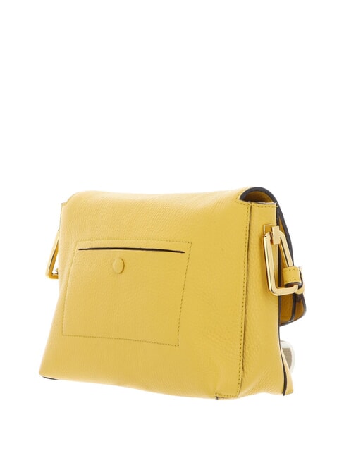 LIYA SIGNATURE Geantă de umăr din piele ciocănită însorită - Genți femei