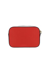 COCCINELLE TEBE TRICOLOR Geantă de umăr mini din piele ciocănită gazpacho - Genți femei - 3