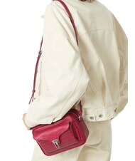 COCCINELLE BEAT COAT MONO Geantă de umăr pentru cameră foto sangrie - Genți femei - 5