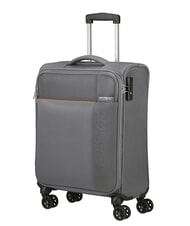 AMERICAN TOURISTER FUN CRUISE Set de 3 cărucioare: cabină+mediu, mare expansiune gri/portocaliu - Set trolere - 3