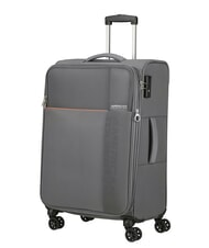AMERICAN TOURISTER FUN CRUISE Set de 3 cărucioare: cabină+mediu, mare expansiune gri/portocaliu - Set trolere - 4