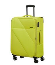 AMERICAN TOURISTER SUN BREAK Cărucior extensibil mediu lămâie verde - Trolere semirigide - 3