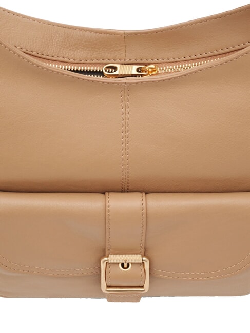 FACTOR Geantă de umăr cargo din piele cămilă - Genți femei