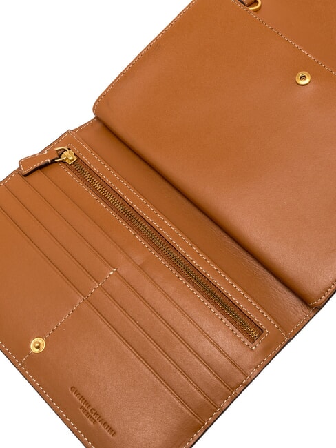 ISA Portofel/clutch cu curea de umăr coral - Genți femei