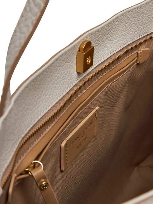 MARISOL Geanta de cumparaturi din piele nisip - Genți femei