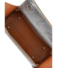 GIANNI CHIARINI PENELOPE Geanta de umar din piele caramel argintiu - Genți femei - 5