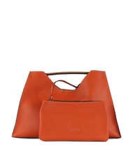 GIANNI CHIARINI AURORA L Geantă de mână, cu curea de umăr coral-natură - Genți femei - 2