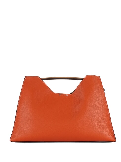 AURORA L Geantă de mână, cu curea de umăr coral-natură - Genți femei