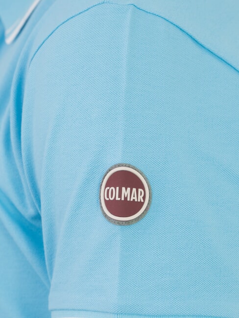 MONDAY Tricou polo elastic cu mânecă scurtă chirpici/alb - maiou Polo