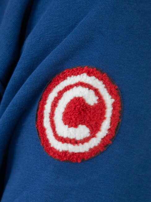 MODISH Hanorac cu guler rotund și etichetă blugi albaștri - hanorace