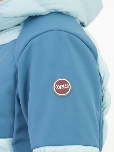 NEW WARRIOR Jachetă de puf cu glugă albastru închis-polar - Jachete pentru bărbați