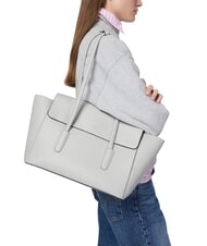 COCCINELLE DOUBLE BEAT Geantă de umăr zăpadă - Genți femei - 7