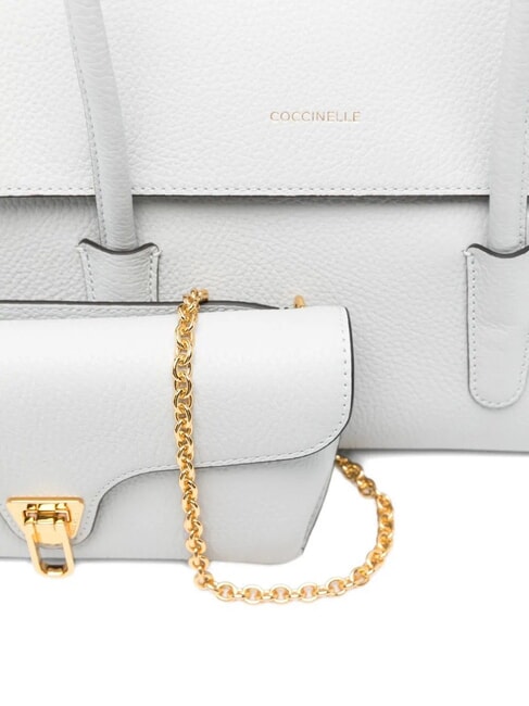 DOUBLE BEAT Geantă de umăr zăpadă - Genți femei