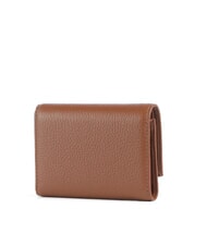 COCCINELLE METALLIC SOFT  Portofel mic din piele coniac - Portofele femei - 3