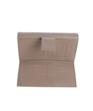 COCCINELLE METALLIC SOFT Portofel mare din piele taupe cald - Portofele femei - 2