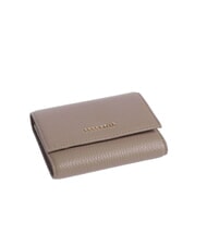 COCCINELLE METALLIC SOFT  Portofel mic din piele taupe cald - Portofele femei - 4