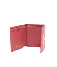 BRACCIALINI BASIC Portofel mic din piele cu clapă roșu - Portofele femei - 2