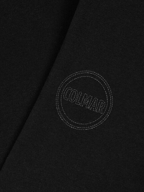 STUNNING Hanorac cu guler rotund negru - Hanorace pentru femei