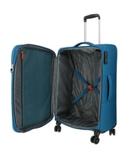 AMERICAN TOURISTER BLAZING RIDE Set de 3 trolere + geantă de voiaj + 2 rucsacuri + 2 truse cosmetice turcoaz/portocaliu - Set trolere - 3