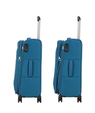 AMERICAN TOURISTER BLAZING RIDE Set de 3 trolere + geantă de voiaj + 2 rucsacuri + 2 truse cosmetice turcoaz/portocaliu - Set trolere - 4