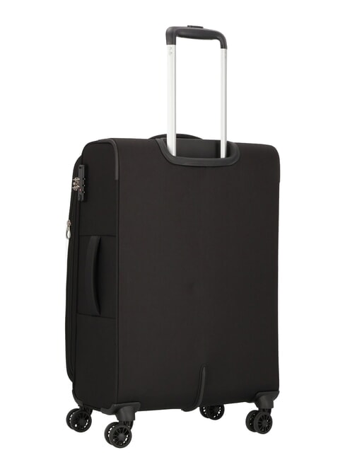 BLAZING RIDE Set de 3 trolere + geantă de voiaj + 2 rucsacuri + 2 truse cosmetice negru / gri - Set trolere