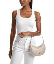 MICHAEL KORS KYLA Geantă de umăr din piele, cu curea de umăr nisip ușor - Genți femei - 4