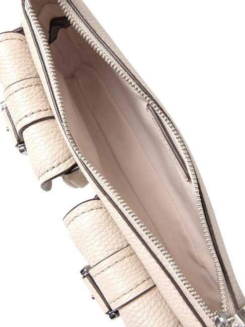 ZOEY Geantă de umăr mini, din piele nisip ușor - Genți femei