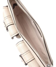 MICHAEL KORS ZOEY Geantă de umăr mini, din piele nisip ușor - Genți femei - 4