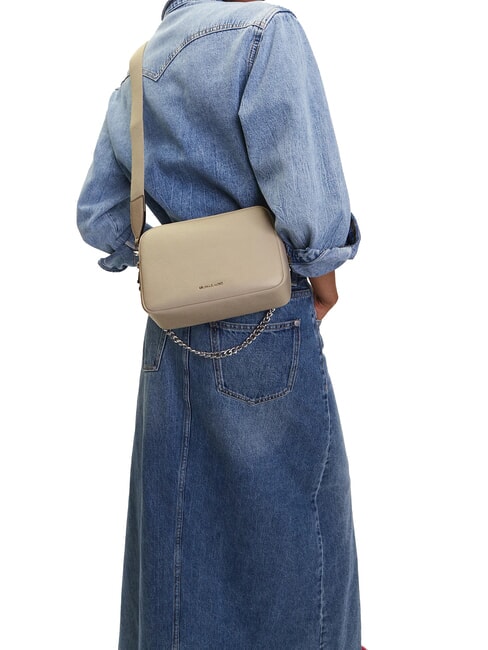BRYANT Geantă de umăr mini, din piele nisip ușor - Genți femei